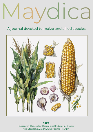 MAYDICA - Focus and Scope  MAYDICA (founded by L.Fenaroli in 1956, renewed in 1989 and on.line by 2011) is an international peer reviewed Journal dedicated to publishing high-quality original research, review articles, short communications, and case studies in the field of genetics, genomics, molecular biology, biochemistry, chemistry, physiology, breeding, and agronomy of maize and related species. These species are mainly members of the Andropogoneae, such as Sorghum, Panicum, Pennisetum, and other relevant genera.