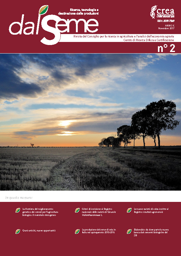 					Visualizza V. 2 N. 2 (2017): Materiale eterogeneo per agricoltura biologica – Grani antichi – Progetto Elaborabio
				