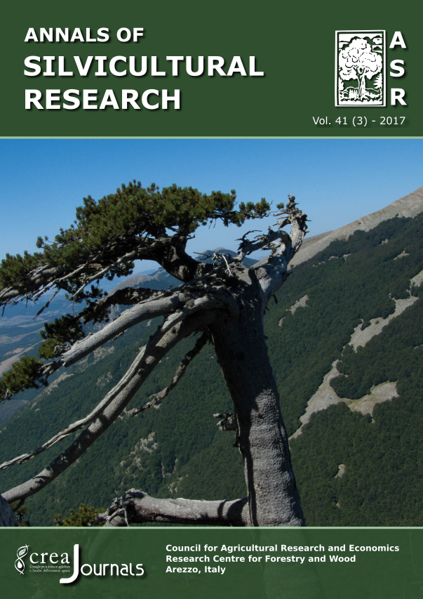Cover picture: Speciemen of a marginal population of Pinus heldreichii H.Christ in Pollino National Park (Italy). By Maurizio D.
