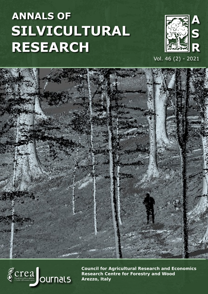 Cover picture: Terrestrial Laser Scanning of the old-growth beech forest of "Sasso Fratino" (Nicola Puletti)